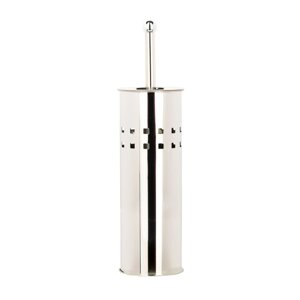 VETTA Ёрш для туалета напольный, хром, нерж. сталь 9,5x38 см