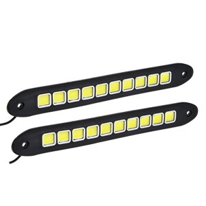 NG Дневные ходовые огни, LED 40шт, гибкий резин. корп., 260мм, 12V, белый, 2шт.