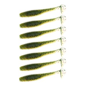 KAIDA Приманка силиконовая ТВИСТЕР 3", 8см, 4гр, HT007, 7шт