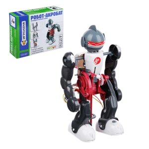 ИГРОЛЕНД Конструктор робототехника "Робот-Акробат", ABS, 25,3x19x6,5см