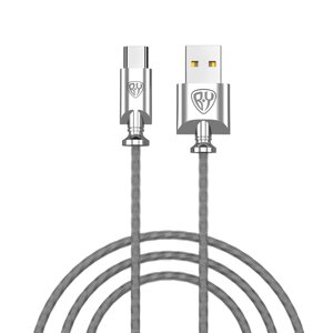 BY Кабель для зарядки Metall Type-C, 1м, 3A, QC 3.0, металл