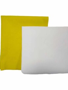 Салфетка безворсовая 80гр/м2 34*40см Микроспан, белая 1/100