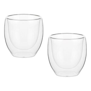 BY COLLECTION Набор стаканов с двойными стенками, 2шт, 100 мл, стекло
