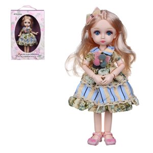 ИГРОЛЕНД Кукла классическая шарнирная, коллекционная, 28см, PP, PVC, полиэстер, 20х31х7см, 4 дизайна