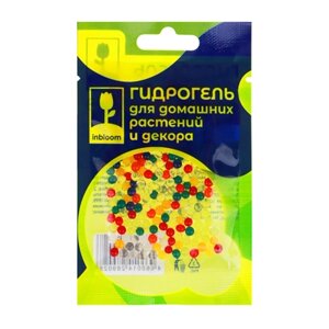 INBLOOM Гидрогель для домашних растений и декора "Шарики Разноцветные", полимерный материал