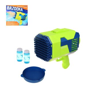 ИГРОЛЕНД Мыльные пузыри Bazooka, PP, мыл. раствор 2х120мл, АКБ, ЗУ, 31х30х29см, 2 диз.