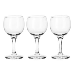 PASABAHCE Набор бокалов для вина 3шт 225мл Бистро, стекло, арт 44412B