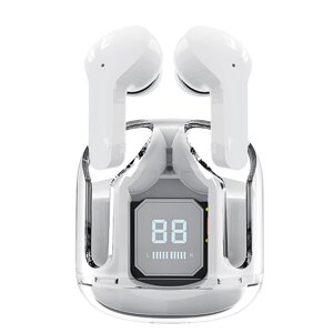 FORZA TWS Наушники SnowPods внутриканальные, 30/150mAh, индикация уровня заряда наушников, белый