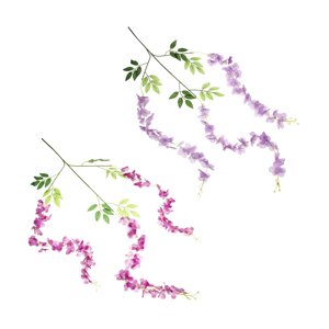 LADECOR Растение искусственное "Лиана цветочная " 2 цвета - фиолетовые