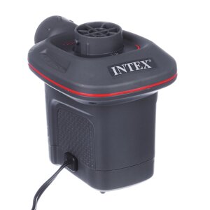 INTEX Насос электрический 12В Quick-Fill от прикуривателя, 650л/м, 3 насадки в комплекте, 66636