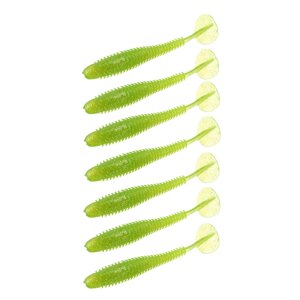 KAIDA Приманка силиконовая ТВИСТЕР 3", 8см, 4гр, HT004, 7шт