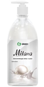 Мыло-крем жидкое 1 л GRASS MILANA "Жемчужное", дозатор, 126201