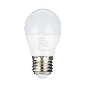 FORZA Лампа светодиодная G45 7 Вт, Е27, 560 Лм, 4000 К, 175-265 В, Ra>80, IRF