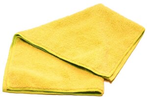 Салфетка микрофибра 30*30 см 220г/м2, желтая ONM