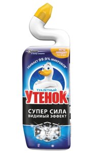 Средство чистящее для уборки туалета 500 мл Туалетный утенок "Видимый эффект Супер сила"