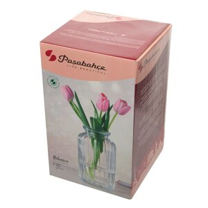 PASABAHCE Ваза "Botanica" h23см, стекло, 80396B