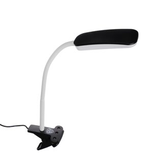 BY Светильник Клипс с зажимом 8 LED, питание USB, 5 Вт, 450 Лм, кабель 1,5м, пластик, чёрный