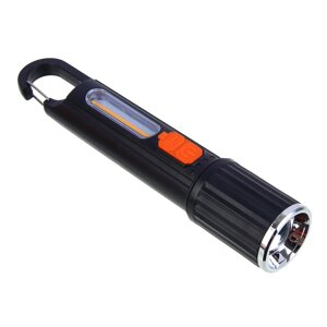 ЕРМАК Фонарь ручной, 800 мАч, 5 режимов, P35 LED+ вольфрам, 170х31,5 мм, Type-C, пластик