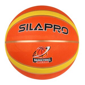 SILAPRO Мяч баскетбольный 7 р-р, резина, 600г (+-10%)