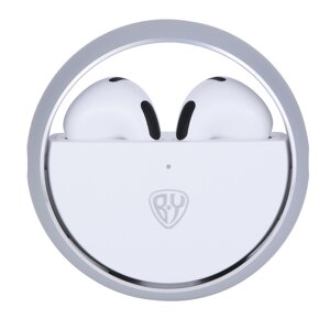 BY Наушники беспроводные TWS Sphere, 25/300мАч, Bluetooth 5.3, белый