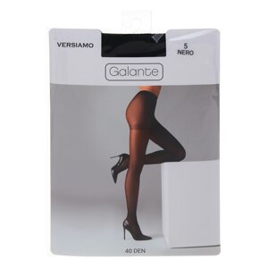 GALANTE Versiamo Колготки 40 DEN с шортиками, 85% полиамид, 15% эластан, размер 5, цвет черный