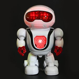 ИГРОЛЕНД Игрушка интерактивная в виде Танцующего робота, звук, свет, АБС, 13,2х10,5х21см, 2 дизайна
