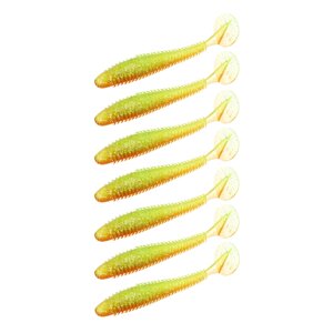 KAIDA Приманка силиконовая ТВИСТЕР 3", 8см, 4гр, HT003, 7шт