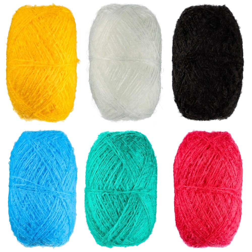 Пряжа для вязания "DeLuxe", 100% полипропилен 140м/50гр, микс цветов от компании ООО "Барс" - фото 1