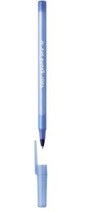 Ручка шариковая BIC Round Stic, СИНЯЯ, корпус голубой, узел 1мм, линия 0,32мм, С ШТРИХКОДОМ,
