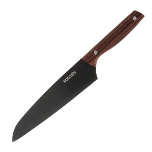 SATOSHI Меллер Нож кухонный шеф 20см, нерж. сталь с антиналипающим покрытием