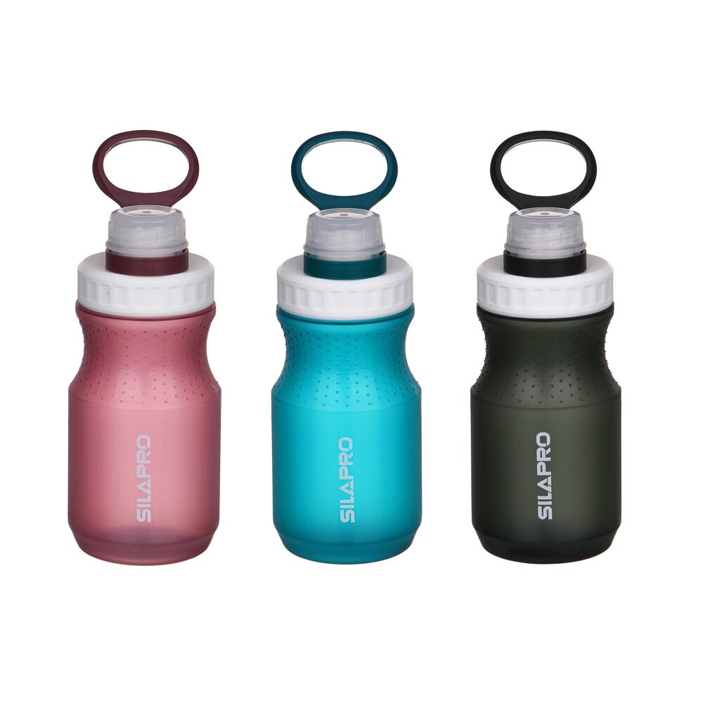 SILAPRO Бутылка для воды, 6.5x15.5см, 380мл, PP, 3 цвета от компании ООО "Барс" - фото 1