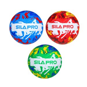 SILAPRO Мяч футбольный 22см, 5 р-р, 3сл., PVC 2.7мм, 380г (10%