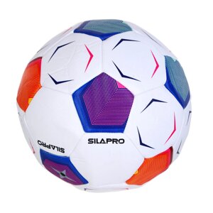 SILAPRO Мяч футбольный, 4сл, р. 5 22см, PU 4,2мм, сшитый,  420гр (10%