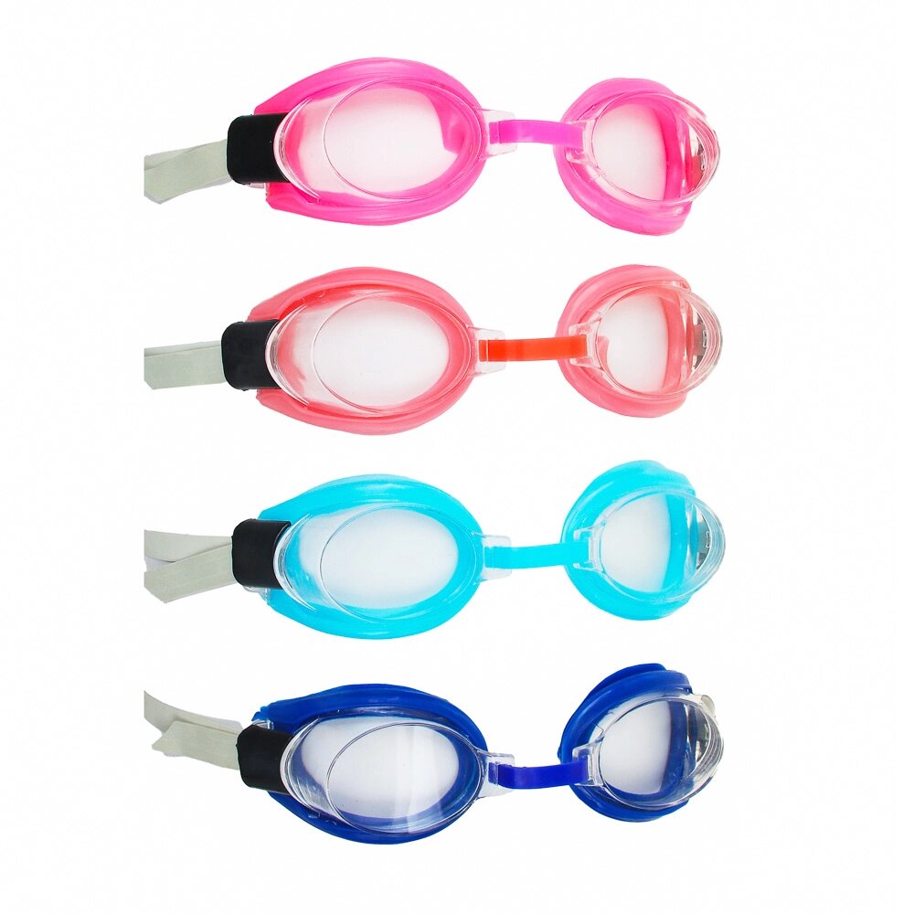 SILAPRO Очки детские для плавания, ПВХ, латекс, силикон, 4 цвета от компании ООО "Барс" - фото 1