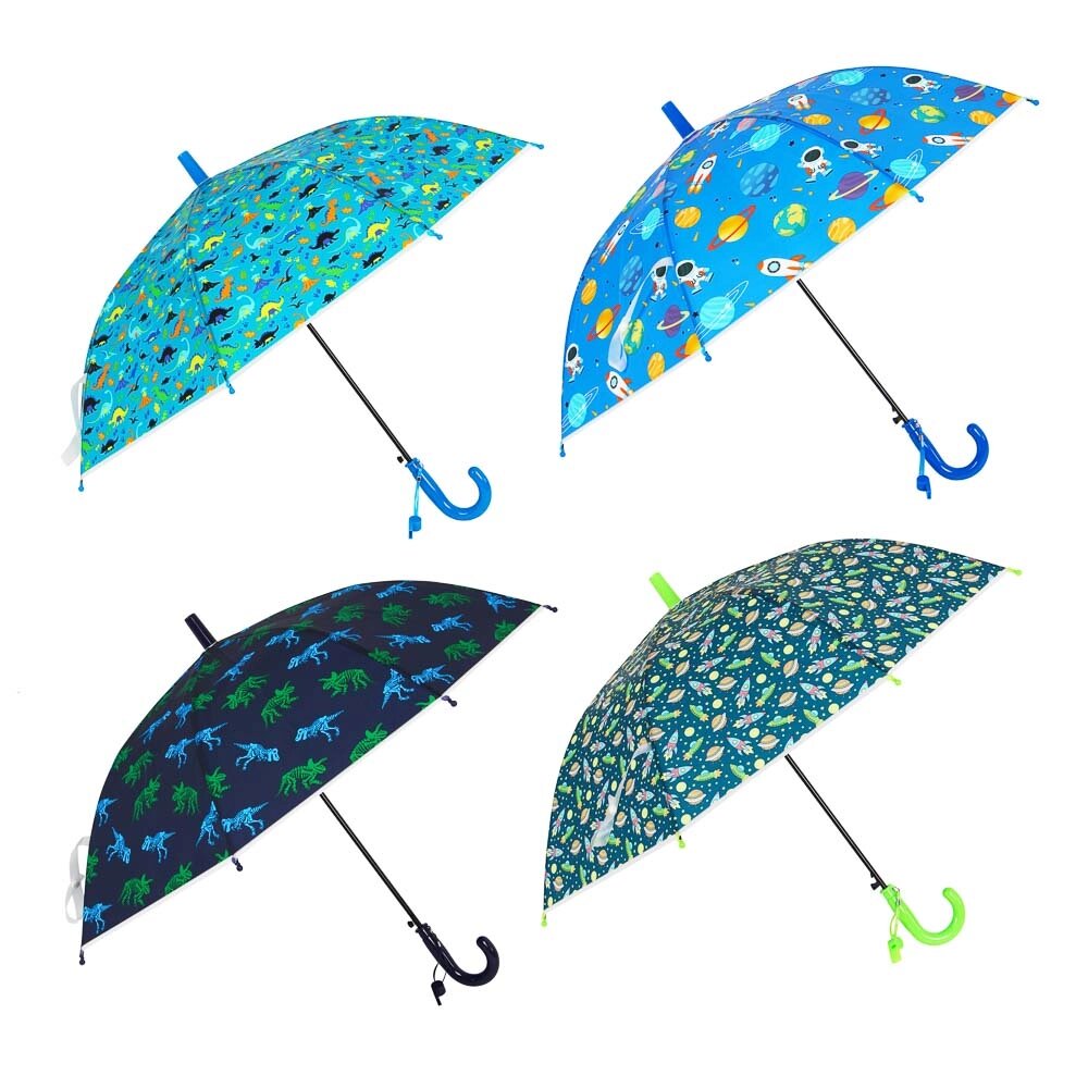 Зонт-трость, детский, POE, пластик, сплав, 50см, 8 спиц, 4 дизайна от компании ООО "Барс" - фото 1