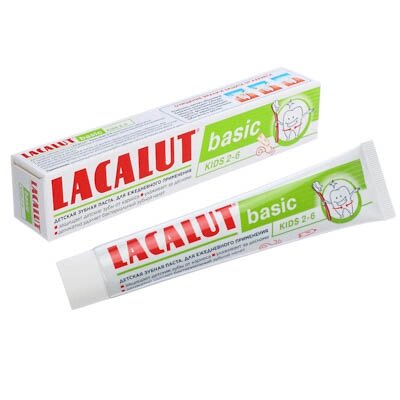 Зубная паста детская LACALUT Basic Kids, 60 г от компании ООО "Барс" - фото 1