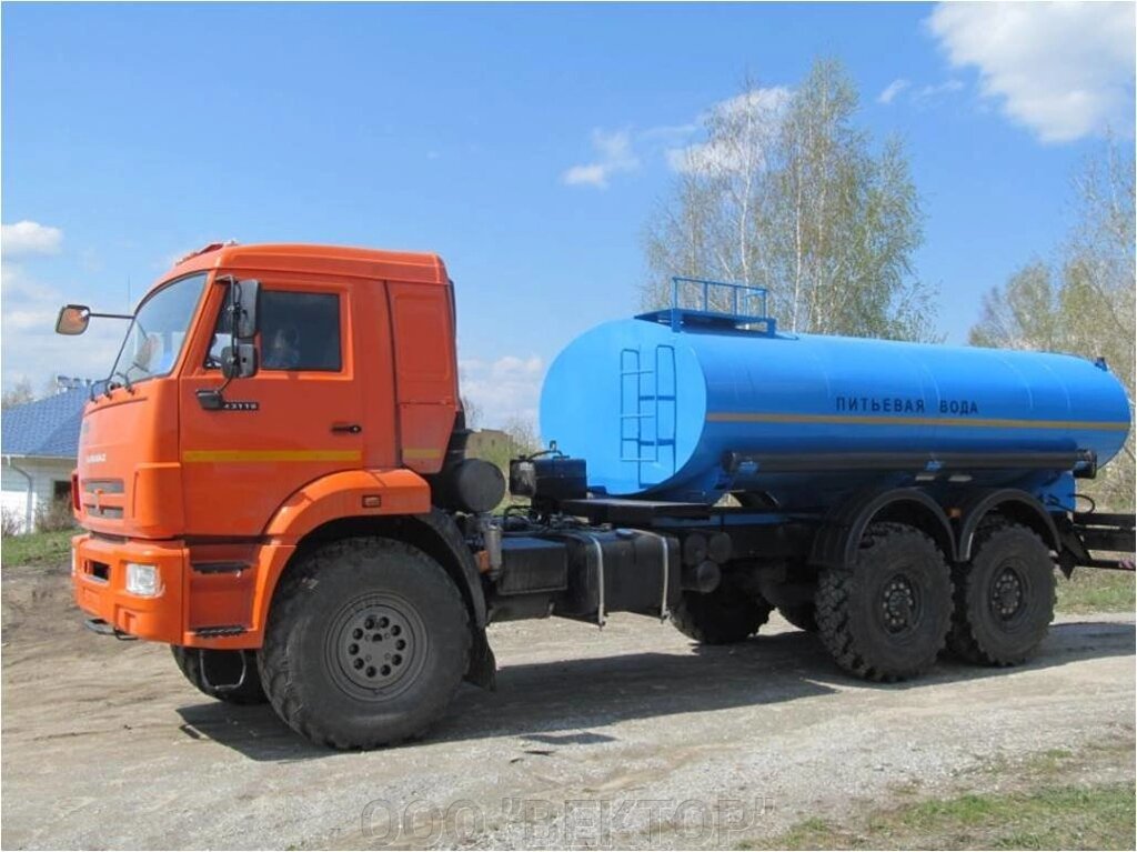 Автоцистерна для воды АЦПТ-10 Камаз 43118 (10 м3) от компании ООО "ВЕКТОР" - фото 1