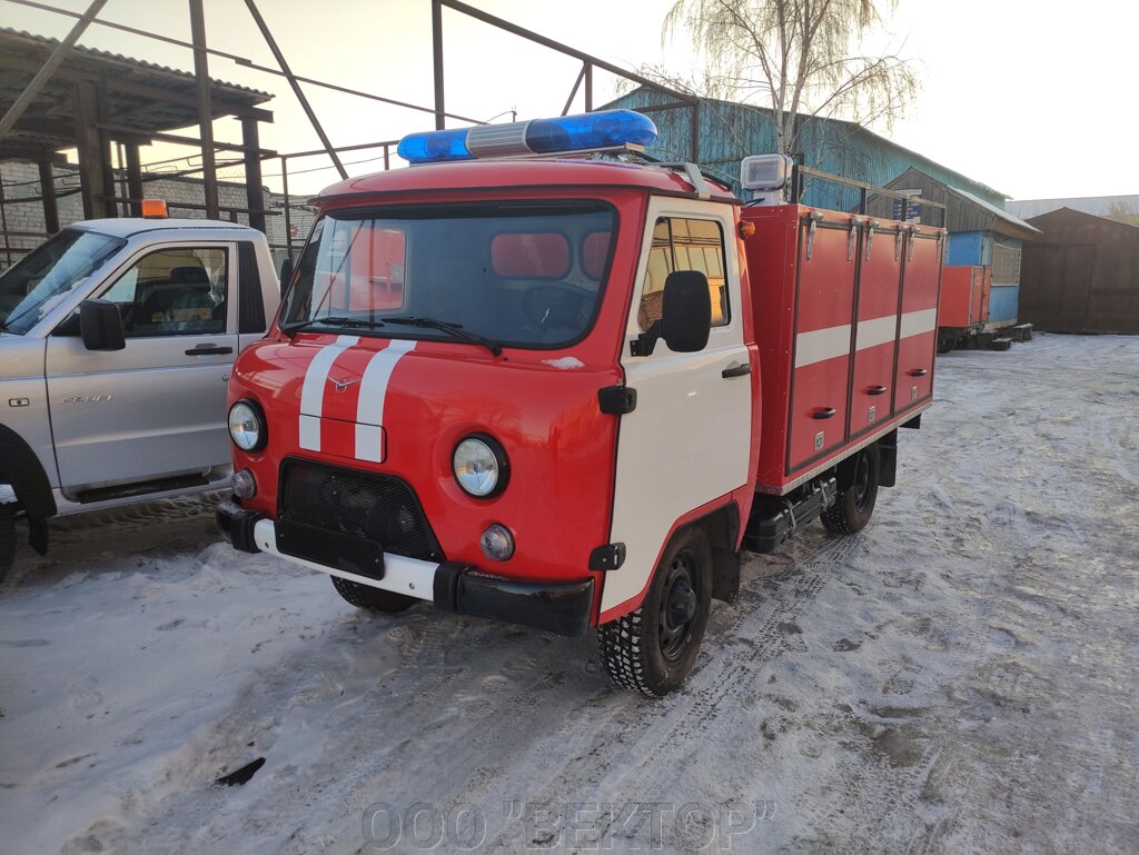 Автоцистерна "Пожарный автомобиль" АЦ-0,9-10 УАЗ 36222 от компании ООО "ВЕКТОР" - фото 1