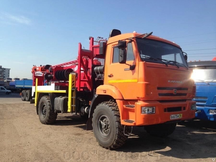 Буровая установка KANGLIM KDC 5600 на шасси КАМАЗ 43502-3036-45 от компании ООО "ВЕКТОР" - фото 1