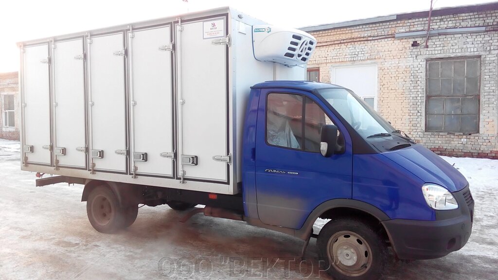 Хлебный фургон ГАЗ-3302 с холодильной установкой, 128 лотков от компании ООО "ВЕКТОР" - фото 1