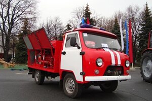 Автоцистерна "Пожарный автомобиль" АЦ-0,9-10 УАЗ 36222
