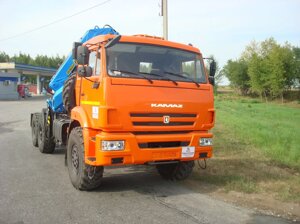 Седельный тягач КамАЗ-43118 с КМУ ИМ-240 (ИНМАН)