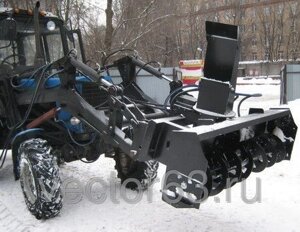 Шнекороторный снегоочиститель ШРС (снегометатель) – навесное быстросъемное оборудование