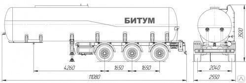 Полуприцеп- цистерна Нефаз 96931-04 - описание