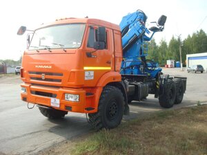 Седельный тягач Камаз 43118 с КМУ ИМ-240-04 (ИНМАН)