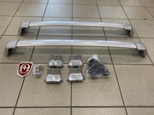 Багажные поперечины серебро на штатные рейлинги (Китай) для Honda CR-V 2017-