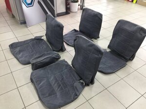 Чехлы тканевые на сидения салона для Mitsubishi Pajero 3