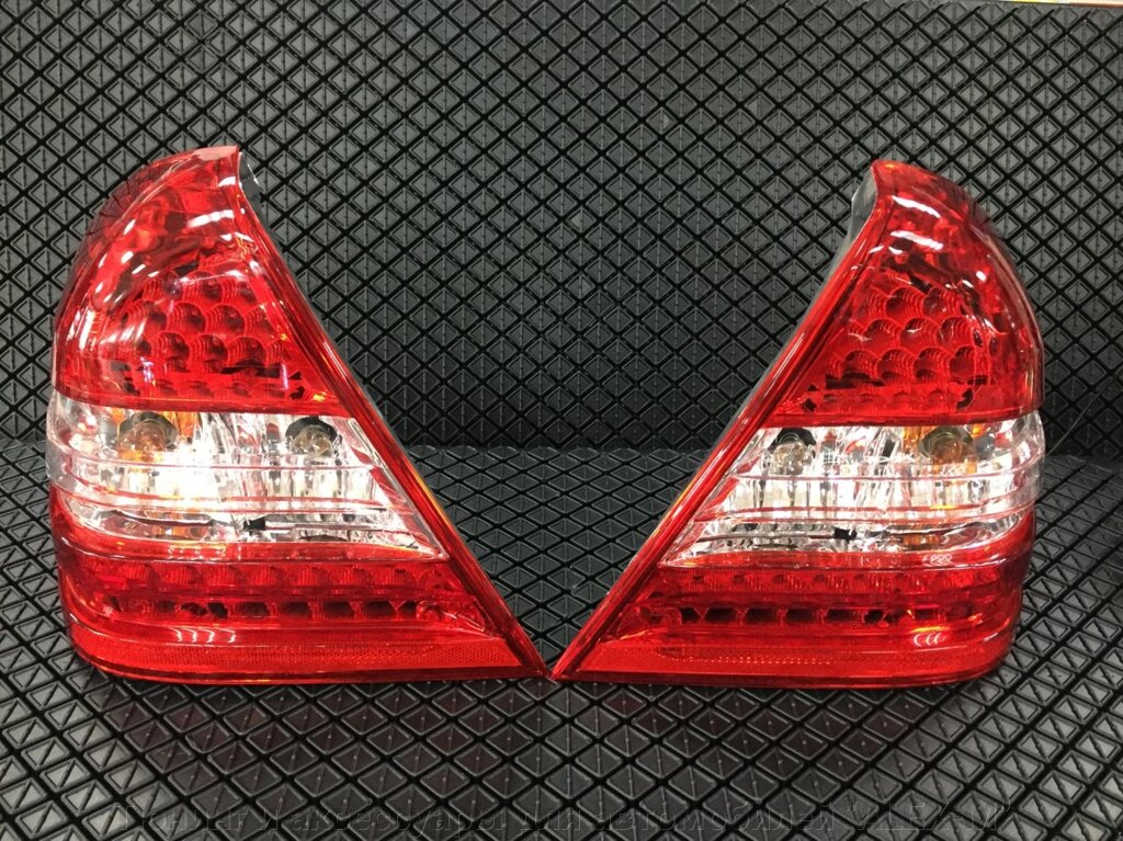 Фонари задние светодиодные красные + хрустальные для Mercedes w 202 от компании Тюнинг и аксессуары для автомобилей "ALEX-M" - фото 1