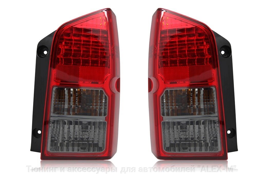 Фонари задние светодиодные красные + тонированные для Nissan Pathfinder 2005-2009 от компании Тюнинг и аксессуары для автомобилей "ALEX-M" - фото 1