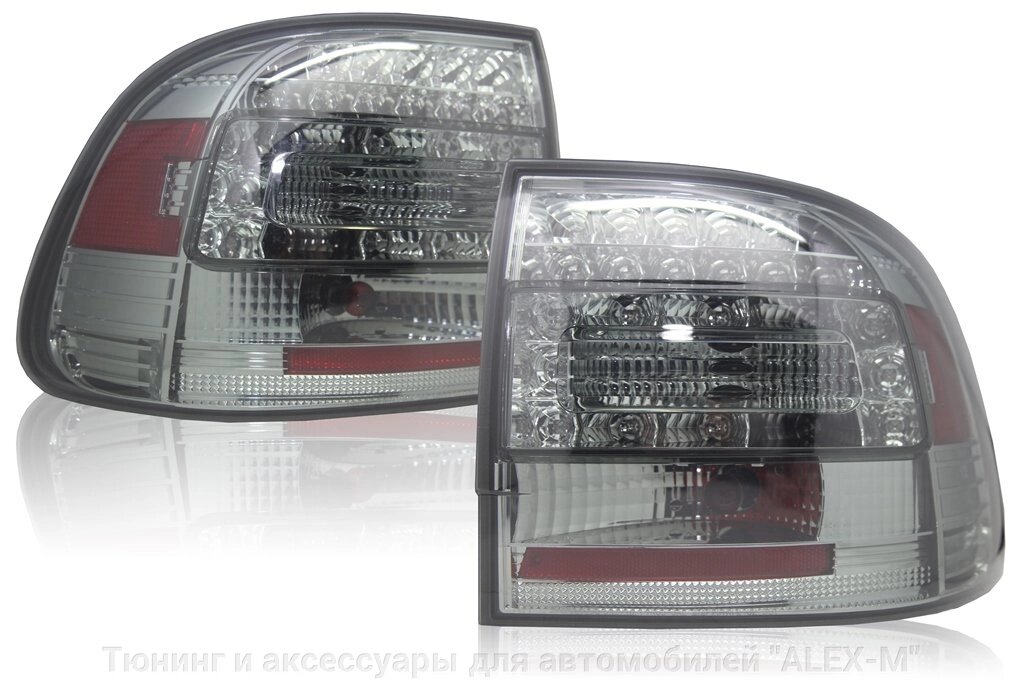 Фонари задние светодиодные тонированные для Porsche Cayenne 955 2002-2007 от компании Тюнинг и аксессуары для автомобилей "ALEX-M" - фото 1